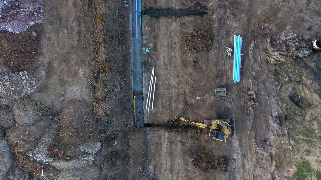 May Road pipeline excavation